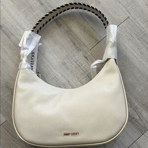 Jimmy Lucky Cream Hobo Bag
